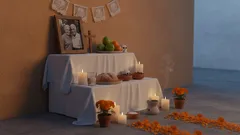 Elementos esenciales que no pueden faltar en tu altar de Día de Muertos